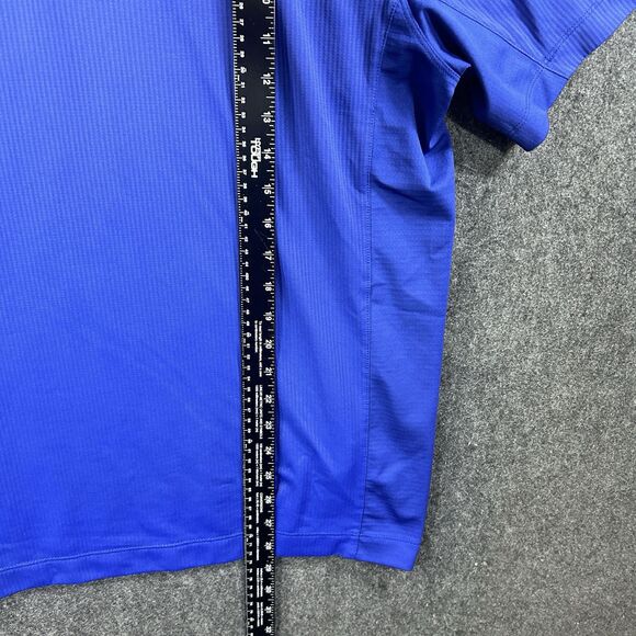 Nike Players Polo Shirt Men’s Large Blue Dri-Fit Golf Performance Casual - Picture 5 of 9